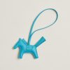 Hermes Rodeo PM Charm Horse Charm Milo Lambskin Bleu Aztèque - Bleu Aztèque - Bleu Aztèque H064929CADU