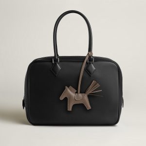 Hermes Rodeo PM Charm Horse Charm Milo Lambskin Etoupe H064929CAFK - Image 8