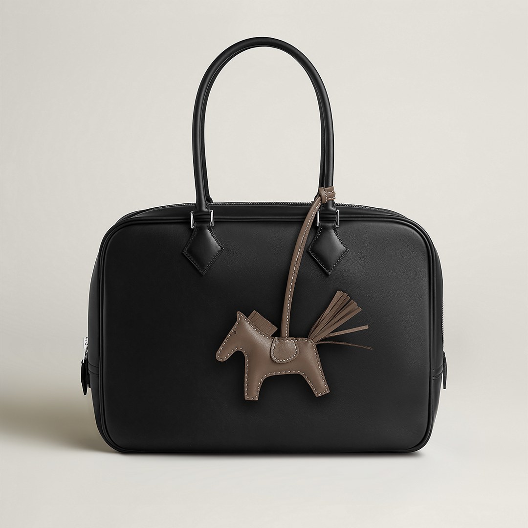 Hermes Rodeo PM Charm Horse Charm Milo Lambskin Etoupe H064929CAFK - Image 8