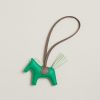 Hermes Rodeo PM Charm Horse Charm Milo Lambskin Menthe - Vert Fizz - Etoupe H064929CAET