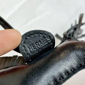 Hermes Rodeo PM Charm Horse Charm Milo Lambskin Noir H064929CAAJ - Image 4