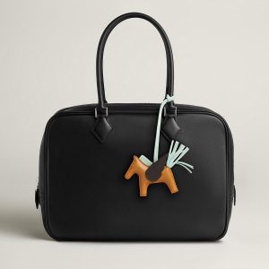 Hermes Rodeo Pegase PM Charm Milo Lambskin and Swift Calfskin Rouge Brique Sésame Vert Peppermint H083010CAEG - Image 10