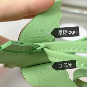 Hermes Rodeo Pegase PM Charm Milo Lambskin and Swift Calfskin Vert Criquet H083010CACA - Image 3