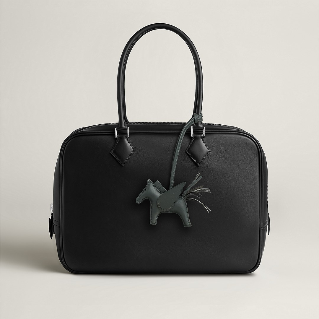 Hermes Rodeo Pegase PM Charm Milo Lambskin and Swift Calfskin Vert Mangrove H083010CAED - Image 8