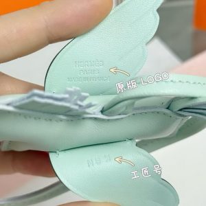 Hermes Rodeo Pegase PM Charm Milo Lambskin and Swift Calfskin Vert Peppermint H083010CACS - Image 3