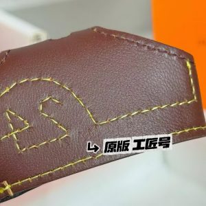 Hermes Rodeo Robeo 24 PM Charm Horse Milo Lambskin Craie -Terre - Jaune de Naples H087349CAAC - Image 5