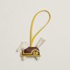 Hermes Rodeo Robeo 24 PM Charm Horse Milo Lambskin Craie -Terre - Jaune de Naples H087349CAAC