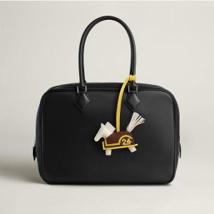 Hermes Rodeo Robeo 24 PM Charm Horse Milo Lambskin Craie -Terre - Jaune de Naples H087349CAAC - Image 9