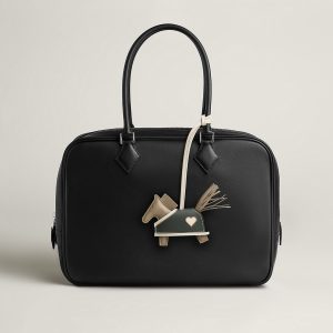 Hermes Rodeo Robeo Coeur PM Charm Horse Milo Lambskin Beige Marfa - Craie - Mangrove H086714CAAI - Image 8