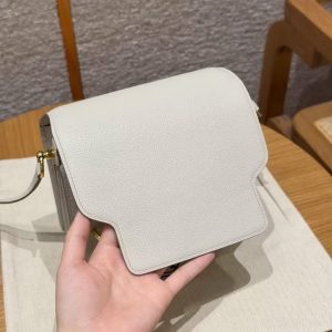 Hermes Roulis Mini 18 Bag Handmade In Evercolor Calfskin Leather Gold Hardware 8L Beton - Image 3