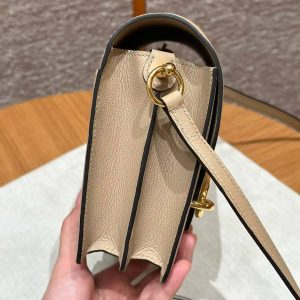 Hermes Roulis Mini 18 Bag Handmade In Evercolor Calfskin Leather Gold Hardware s2 Trench - Image 15