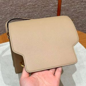 Hermes Roulis Mini 18 Bag Handmade In Evercolor Calfskin Leather Gold Hardware s2 Trench - Image 9