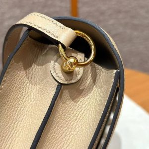 Hermes Roulis Mini 18 Bag Handmade In Evercolor Calfskin Leather Gold Hardware s2 Trench - Image 8