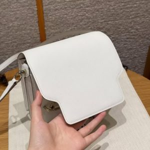 Hermes Roulis Mini 18 Bag Handmade In Swift Calfskin Leather Gold Hardware 0U New White - Image 8