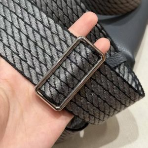 Hermes Videpoches Bag Handmade In Togo Calfskin Leather Silver Hardware H0 Girs Misty H087987CKH0 - Image 6