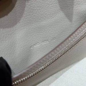 Hermes Bearn Wallet With Gusset Handmade In Alligator Leather Silver Hardware 8L Beton - Image 12