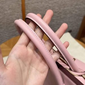 Hermes Birkin 30 Bag Handmade In Swift Calfskin Leather Rose Gold Hardware 3q Rose Sakura - Image 3
