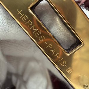 Hermes Birkin 30 Bag Handmade In Porosus Crocodile Leather Gold Hardware 55 Rouge H - Image 21