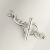 Hermes Chaine D'ancre Bracelet Sterling Silver H101672B 00010
