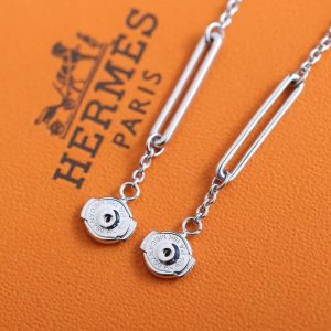 Hermes Chaine d'ancre Chaos Earrings Rose Gold H222516B 00 - Image 5