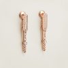 Hermes Chaine d'ancre Chaos Earrings Rose Gold H222516B 00