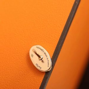 Hermes Chaine d'ancre Contour Stud Earrings Rose Gold H122504B 00 - Image 4