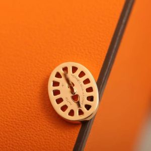 Hermes Chaine d'ancre Divine Stud Earrings Rose Gold H222521B 00 - Image 5