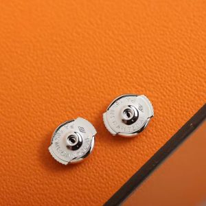 Hermes Chaine d'ancre Enchainee Ear Climber Earrings Sterling Silver H122506B 00 - Image 6