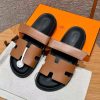 Hermes Chypre Sandal Men Techno-sandal Calfskin Naturel H222000ZH43390