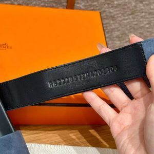 Hermes Chypre Sandal Men Techno-sandal Suede Goatskin Bleu Celeste - Image 12