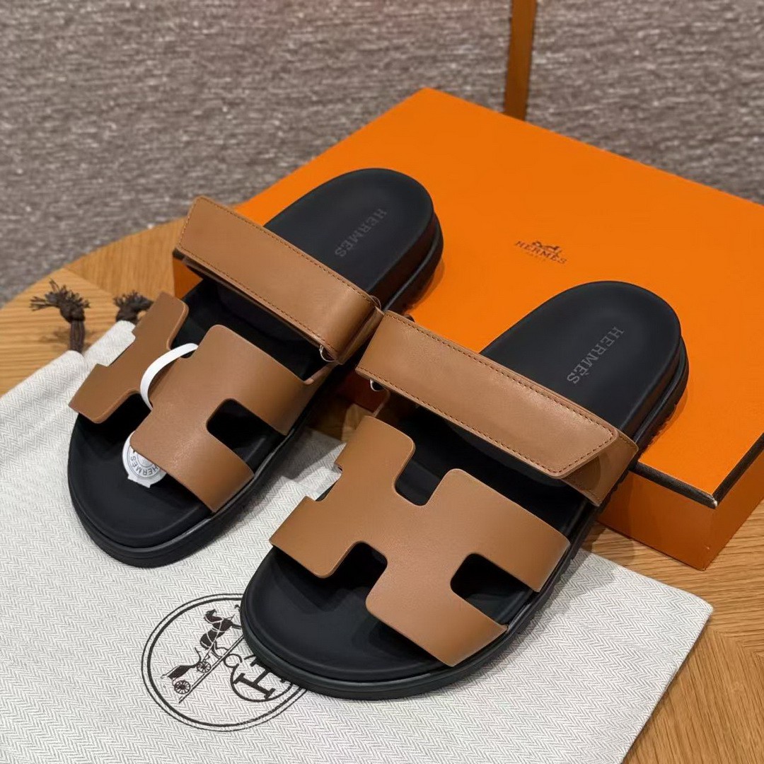 Hermes Chypre Sandal Women Techno-sandal Calfskin Naturel H222299Z A3340 - Image 2