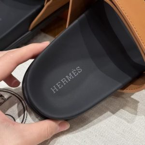 Hermes Chypre Sandal Women Techno-sandal Calfskin Naturel H222299Z A3340 - Image 11