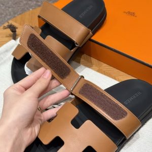 Hermes Chypre Sandal Women Techno-sandal Calfskin Naturel H222299Z A3340 - Image 7