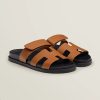 Hermes Chypre Sandal Women Techno-sandal Calfskin Naturel H222299Z A3340