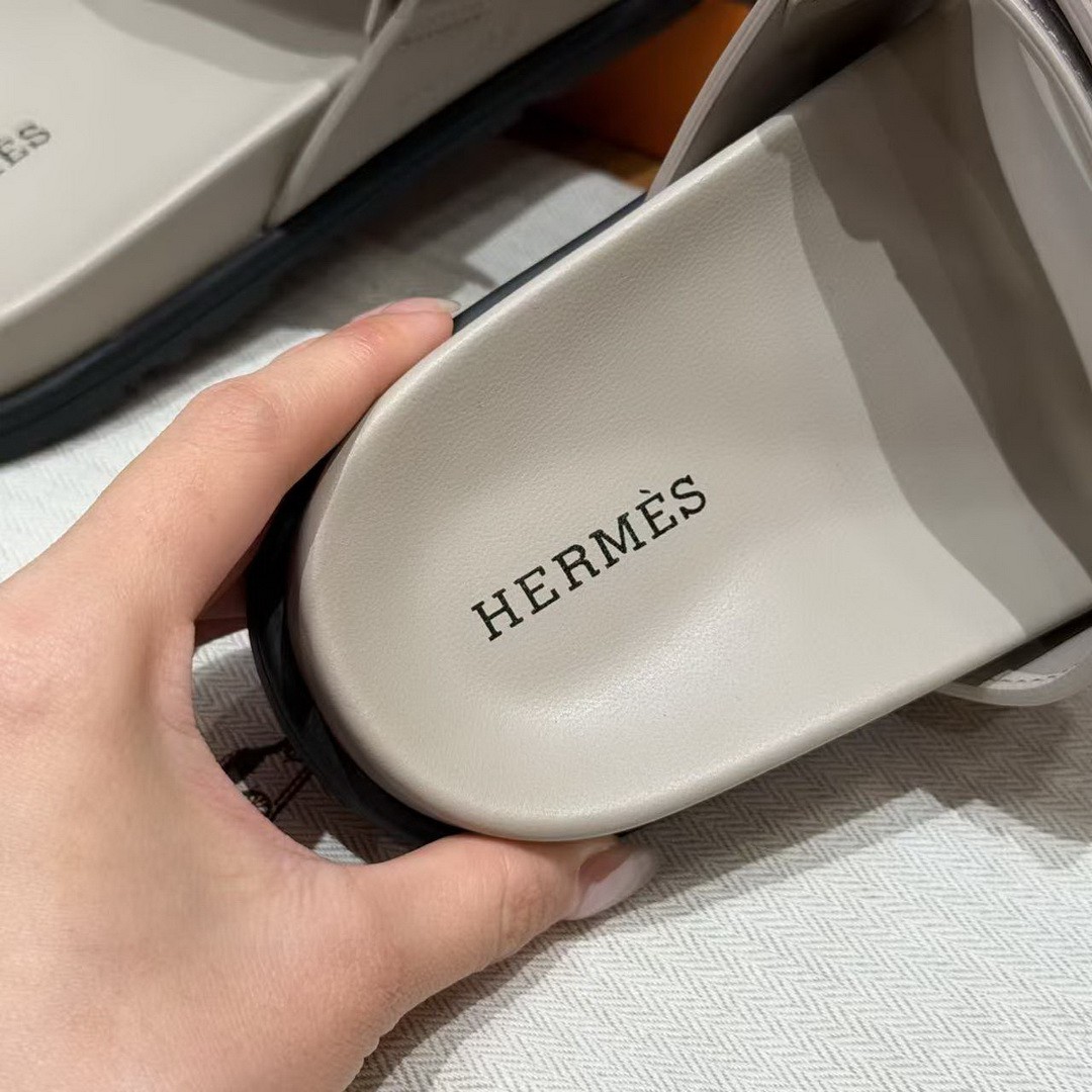 Hermes Chypre Sandal Women Techno-sandal Calfskin Pebble Beige Galet H222299Z BG340 - Image 7