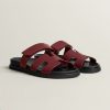 Hermes Chypre Sandal Women Techno-sandal Calfskin Rouge H H222299Z L1340