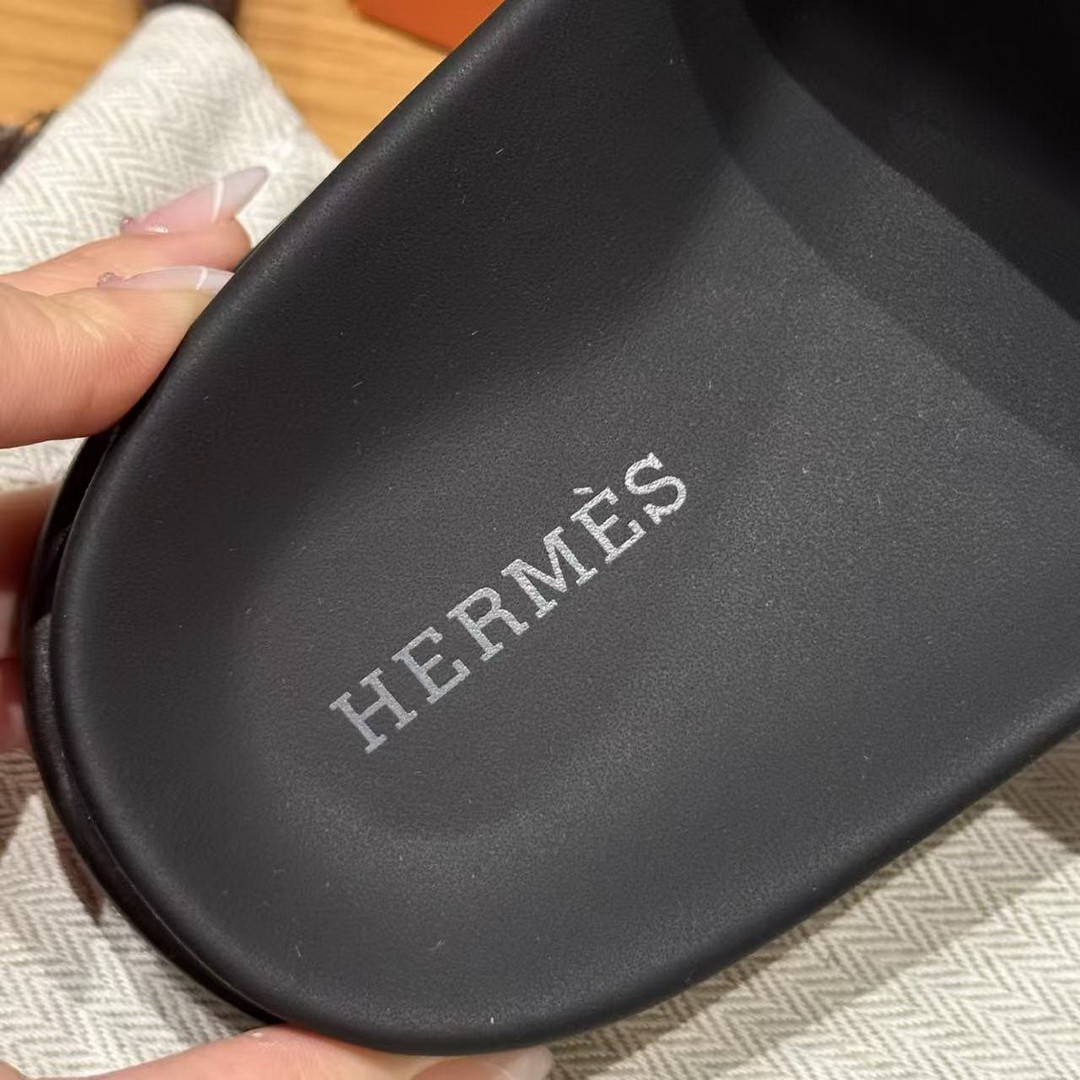 Hermes Chypre Sandal Women Techno-sandal Epsom Calfskin Bleu Cristaux H231295Z DF350 - Image 7