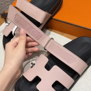 Hermes Chypre Sandal Women Techno-sandal Epsom Calfskin Ceramic Powder - Image 7
