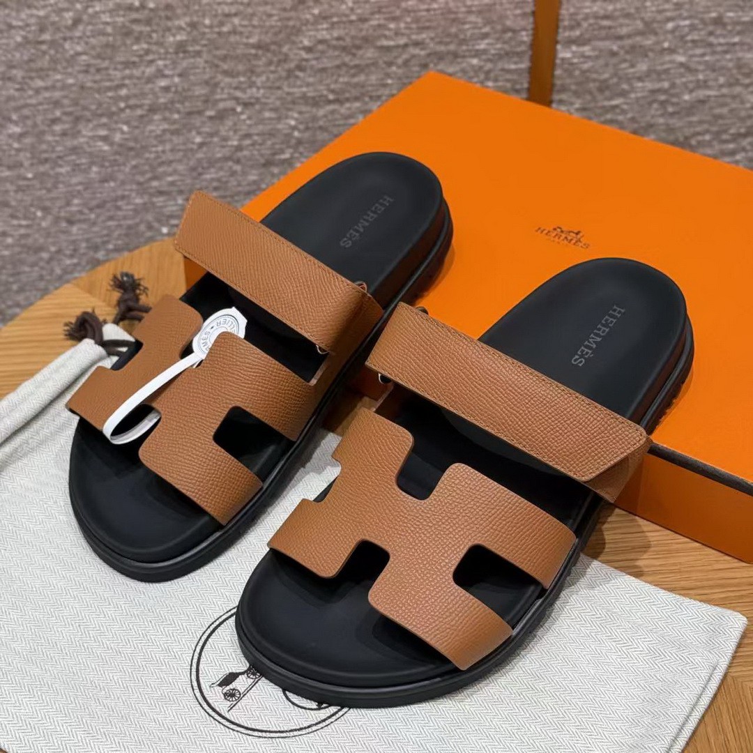 Hermes Chypre Sandal Women Techno-sandal Epsom Calfskin Gold