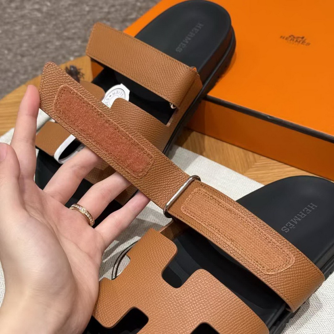 Hermes Chypre Sandal Women Techno-sandal Epsom Calfskin Gold - Image 7