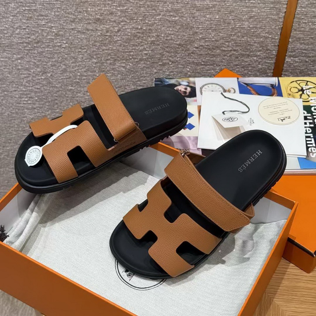 Hermes Chypre Sandal Women Techno-sandal Epsom Calfskin Gold - Image 3