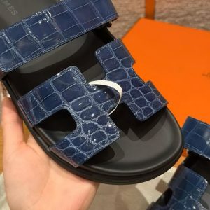 Hermes Chypre Sandal Women Techno-sandal Matte Mississippiensis Alligator Borland - Image 14