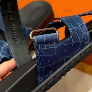Hermes Chypre Sandal Women Techno-sandal Matte Mississippiensis Alligator Borland - Image 13