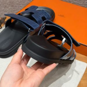 Hermes Chypre Sandal Women Techno-sandal Matte Mississippiensis Alligator Borland - Image 12