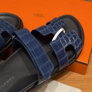 Hermes Chypre Sandal Women Techno-sandal Matte Mississippiensis Alligator Borland - Image 8