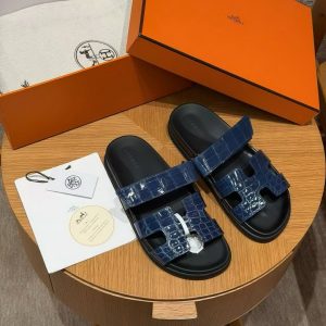 Hermes Chypre Sandal Women Techno-sandal Matte Mississippiensis Alligator Borland - Image 6