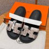 Hermes Chypre Sandal Women Techno-sandal Matte Mississippiensis Alligator Himalaya