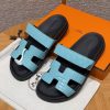 Hermes Chypre Sandal Women Techno-sandal Matte Mississippiensis Alligator Macaron