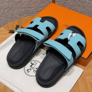 Hermes Chypre Sandal Women Techno-sandal Matte Mississippiensis Alligator Macaron - Image 11