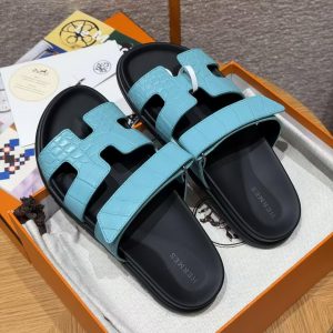 Hermes Chypre Sandal Women Techno-sandal Matte Mississippiensis Alligator Macaron - Image 7